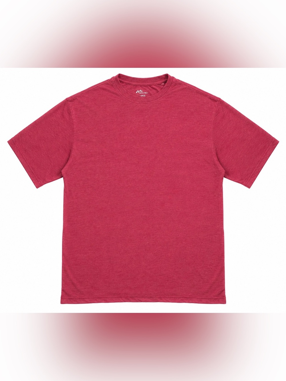 Jackson Hole Heather Red Crewneck Tee